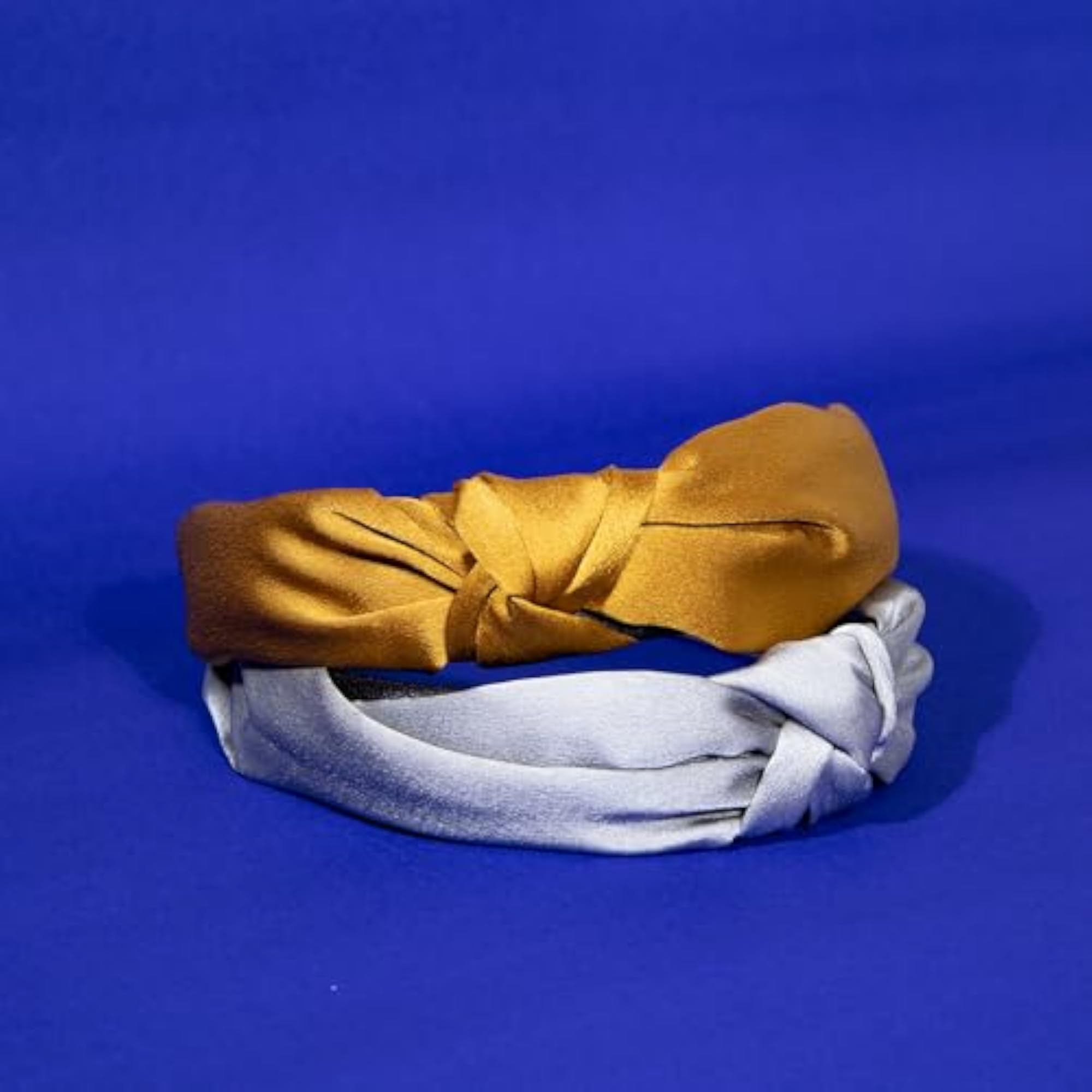 Pack of 2 Multi-Coloured Elastic Headbands for Girls & Women